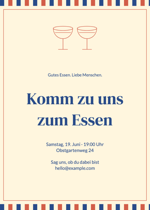 Das bunte Bistro · Einladung bearbeiten