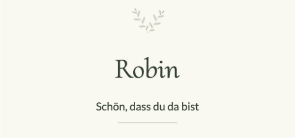 Olivenhain · Platzkarten bearbeiten