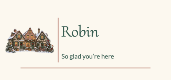 The winter supper · Edit guest cards