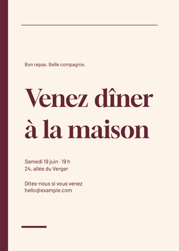 Bordeaux éditorial · Modifier l’invitation