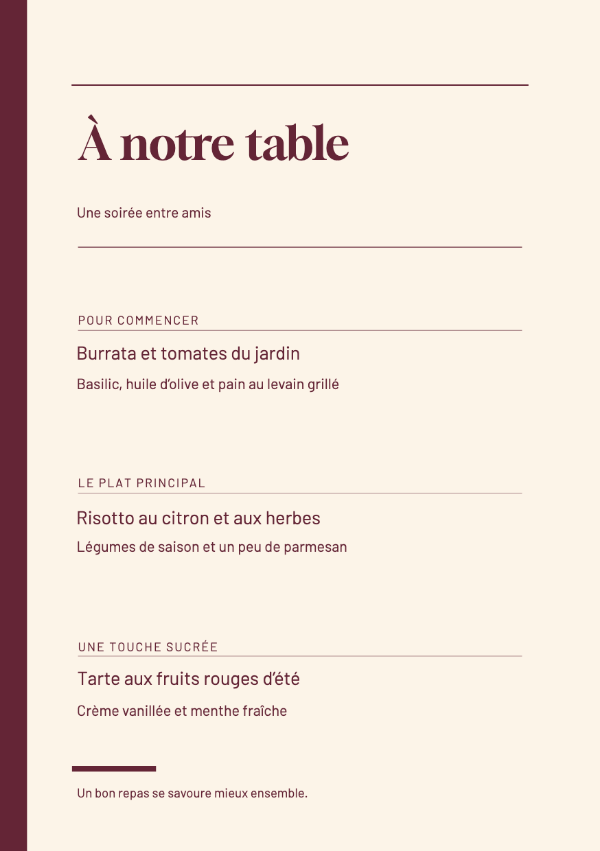 Bordeaux éditorial · Modifier le menu