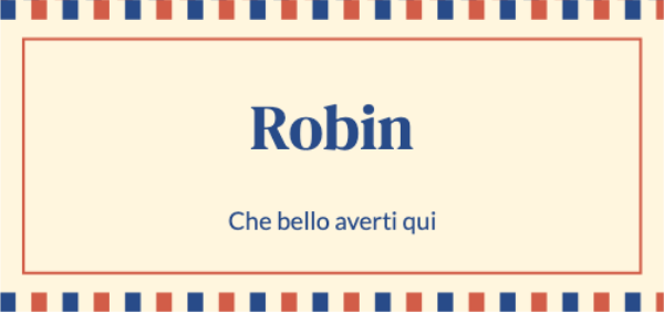 Il bistrot colorato · Modifica i segnaposto