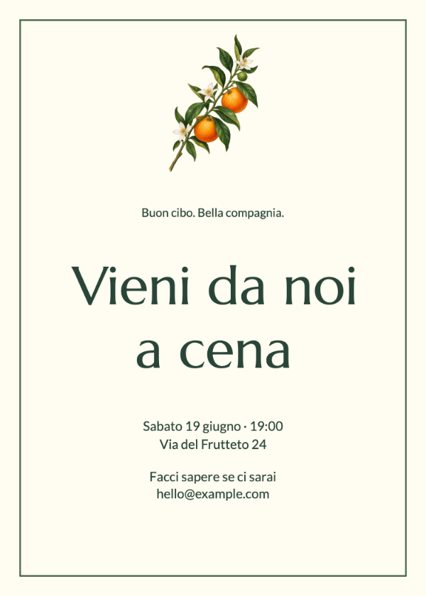 Invito a cena