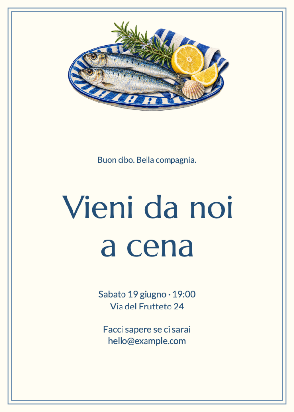 La tavola sul mare · Modifica l’invito