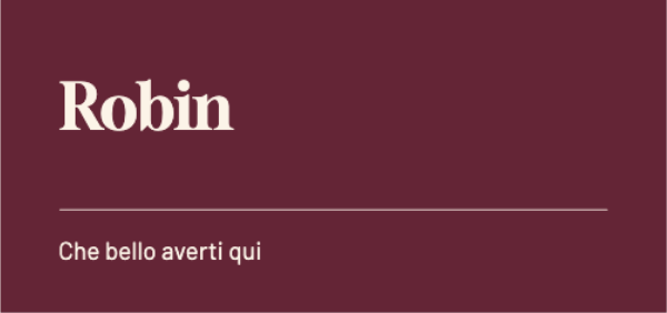 Editoriale bordeaux · Modifica i segnaposto