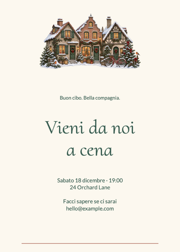 La cena d’inverno · Modifica l’invito