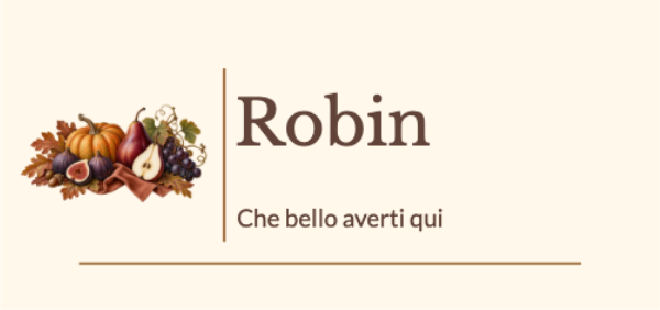 Un incontro d’autunno · Modifica i segnaposto