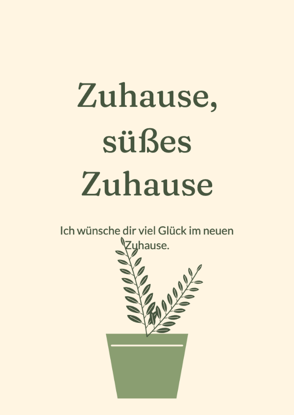 Raum zum Wachsen: Karten zum Einzug