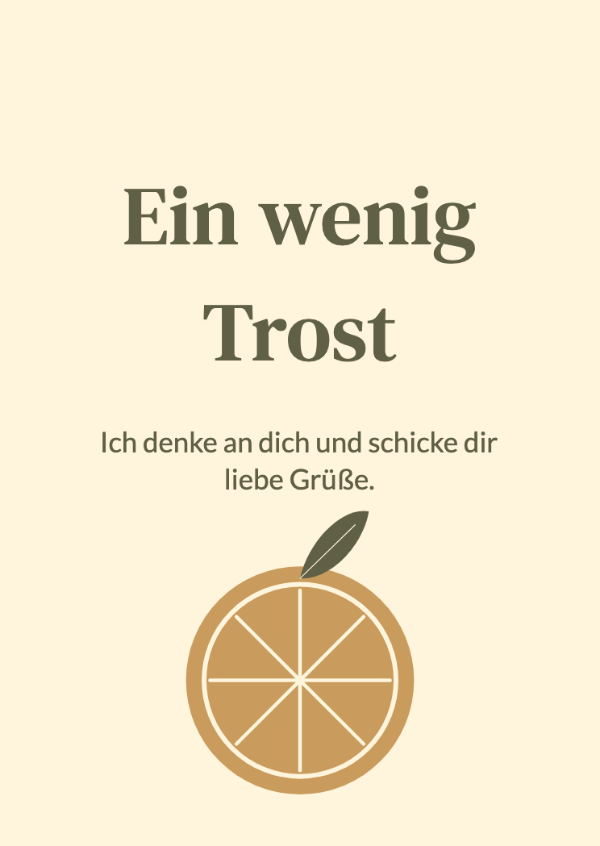 Ein kleiner Sonnenstrahl: Genesungskarten