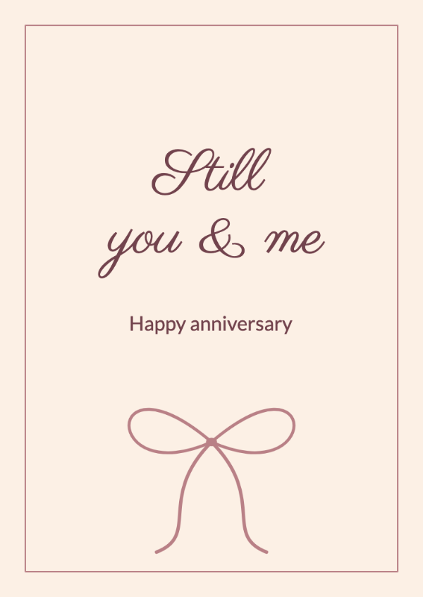 Our story continues: Anniversary cards