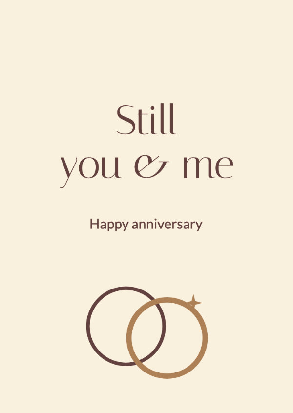Always entwined: Anniversary cards