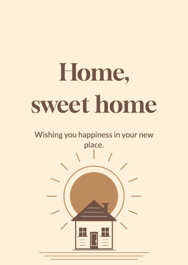 New morning: New-home cards