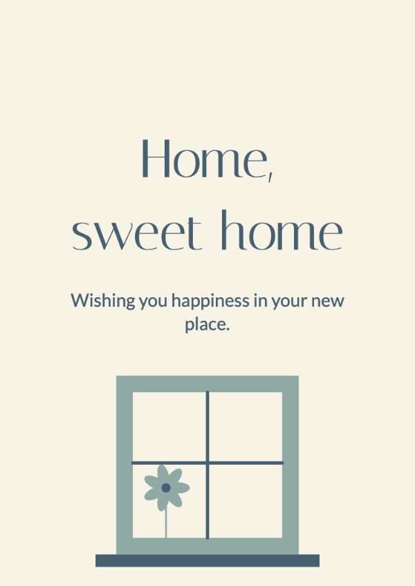 A window of your own: New-home cards