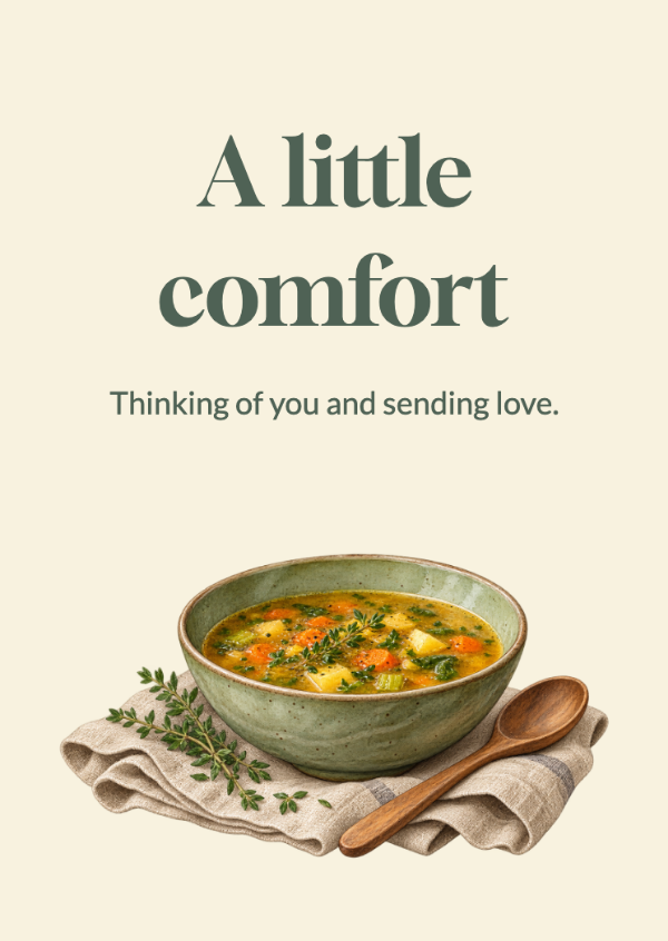 Something comforting: Get-well cards