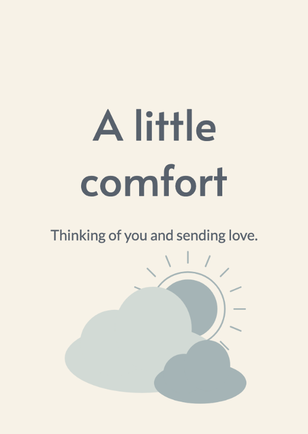 Here beside you: Get-well cards