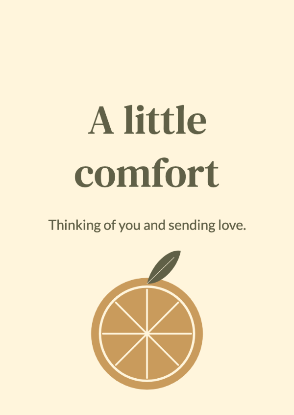 A small slice of sunshine: Get-well cards
