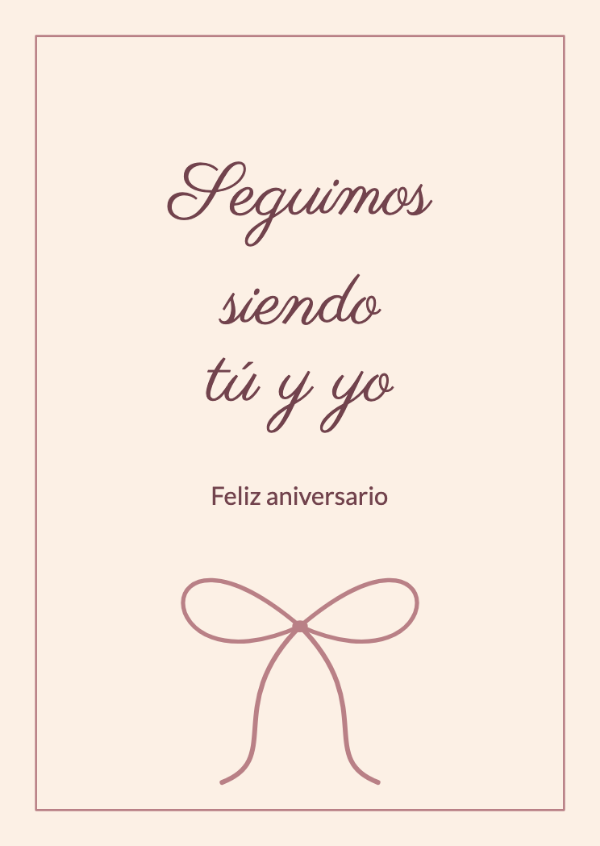 Nuestra historia continúa: Tarjetas de aniversario