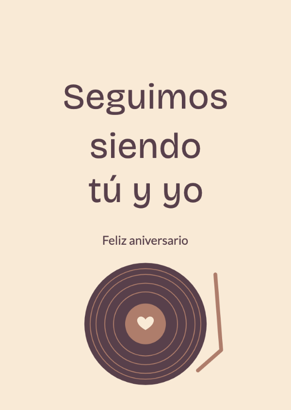 Nuestra canción favorita: Tarjetas de aniversario