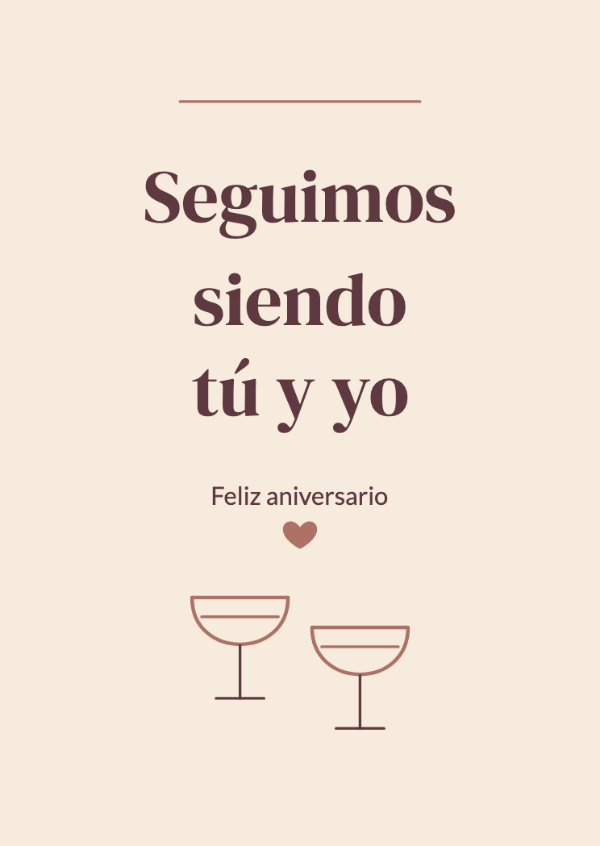 Mejor con el tiempo: Tarjetas de aniversario