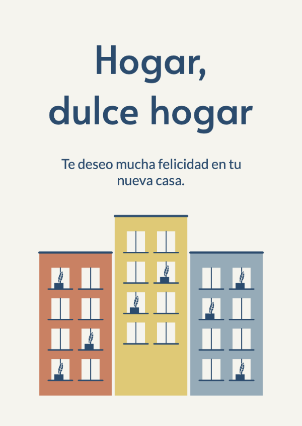 Tu lugar en la ciudad: Una fachada arquitectónica colorida con balcones y pequeñas plantas.