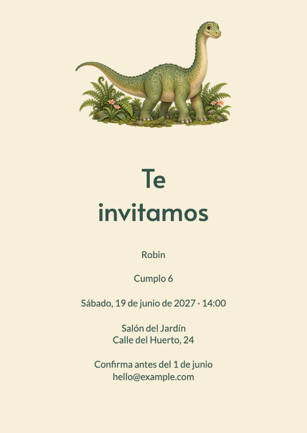 Un cumpleaños muy salvaje: Invitaciones de cumpleaños