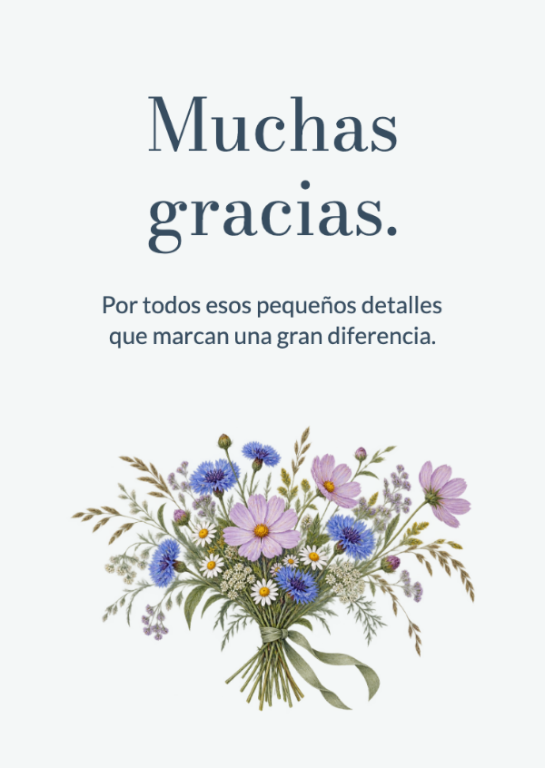 Recogidas para ti: Un ramo silvestre detallado con espigas, tallos finos y pequeños pétalos.