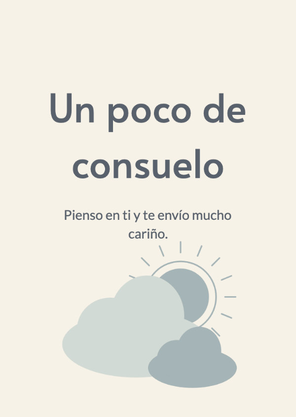 A tu lado: Tarjetas de pronta recuperación
