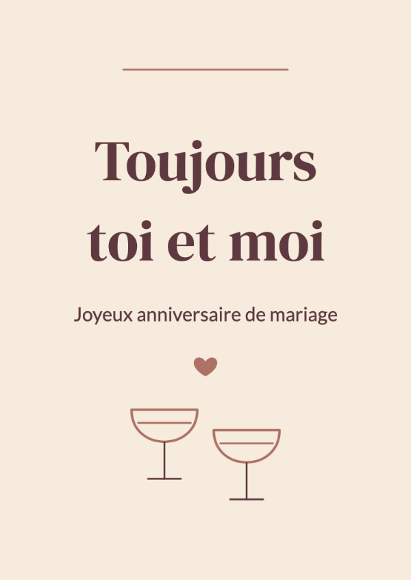 Encore mieux avec le temps: Cartes d’anniversaire de mariage
