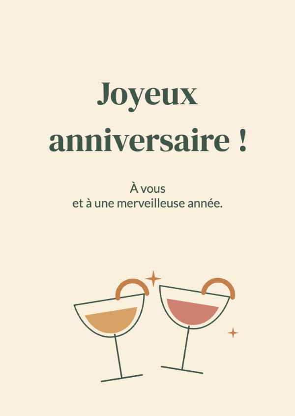 À votre santé: Deux coupes illustrées, des zestes d’agrumes et un éclat de fête.