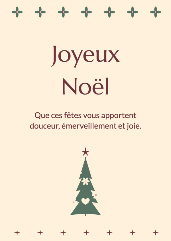 Le sapin de Noël folk: Un sapin décoratif rempli de fleurs folkloriques, de cœurs et de petites étoiles.
