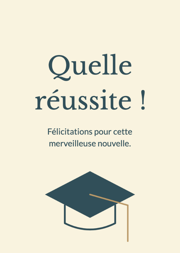 Le prochain chapitre: Cartes de félicitations