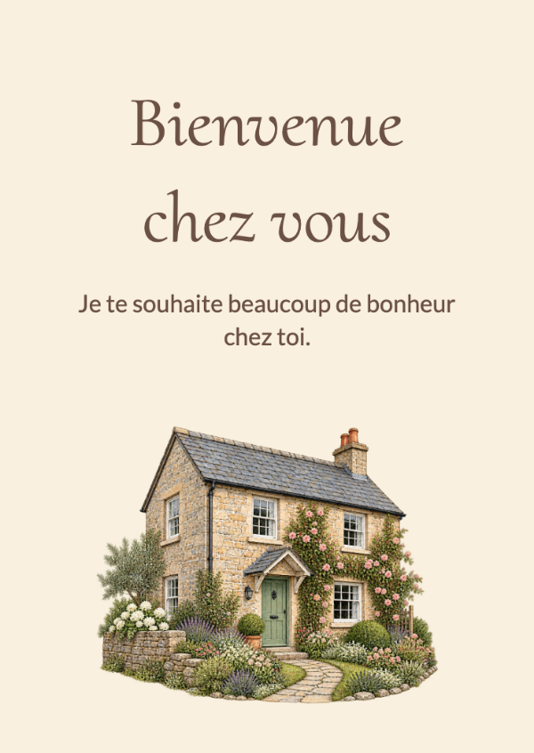 La petite maison: Cartes de crémaillère
