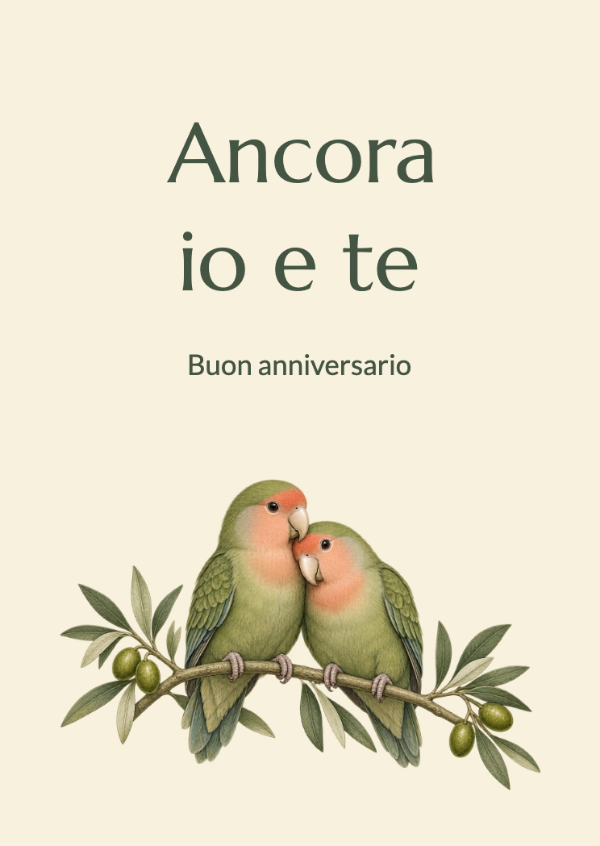 Stesso ramo, nuova stagione: Biglietti di anniversario