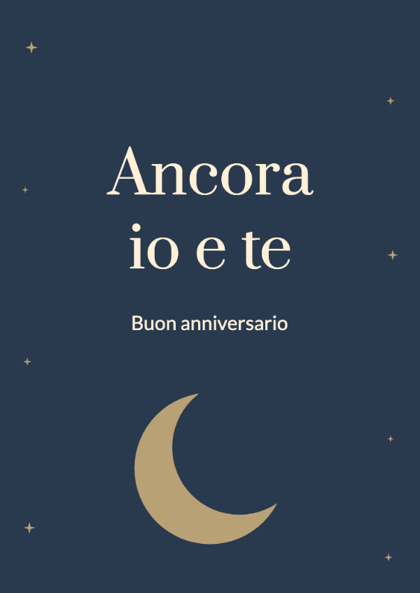 Fino alla luna: Biglietti di anniversario