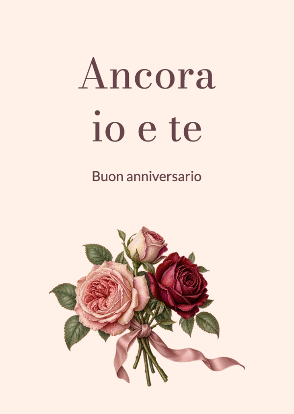 Un amore in fiore: Biglietti di anniversario