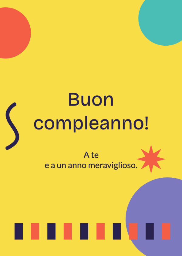 Facciamoci sentire: Colori elettrici, forme di carta ritagliata e caratteri moderni esuberanti.
