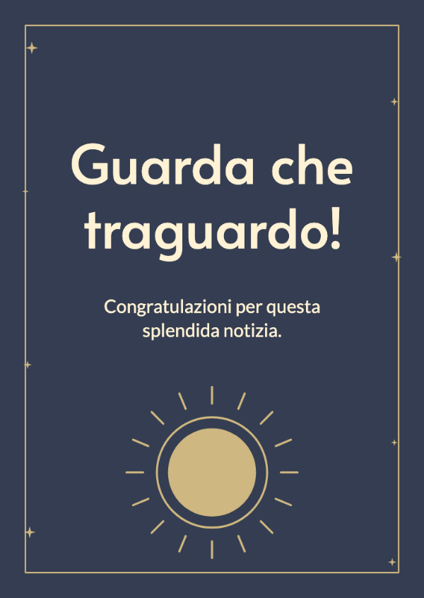 Un momento speciale: Biglietti di congratulazioni