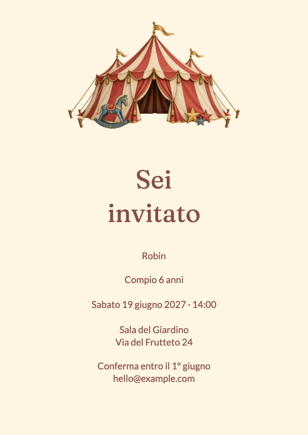 La grande piccola festa: Inviti di compleanno