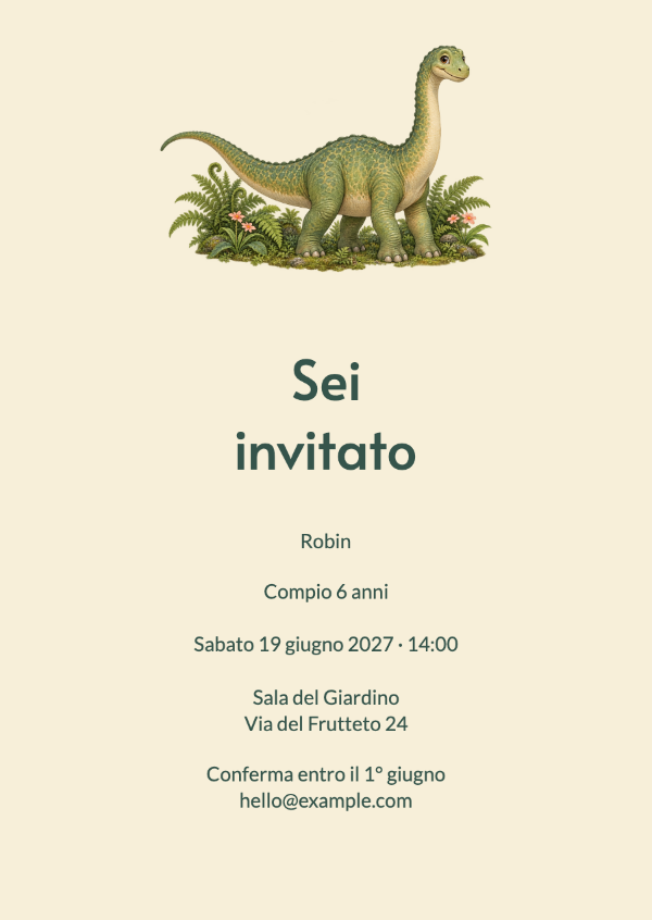 Un compleanno selvaggio: Inviti di compleanno