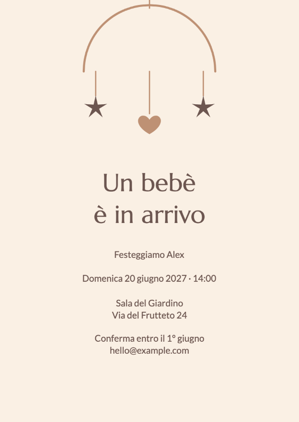 Piccole meraviglie: Inviti per baby shower
