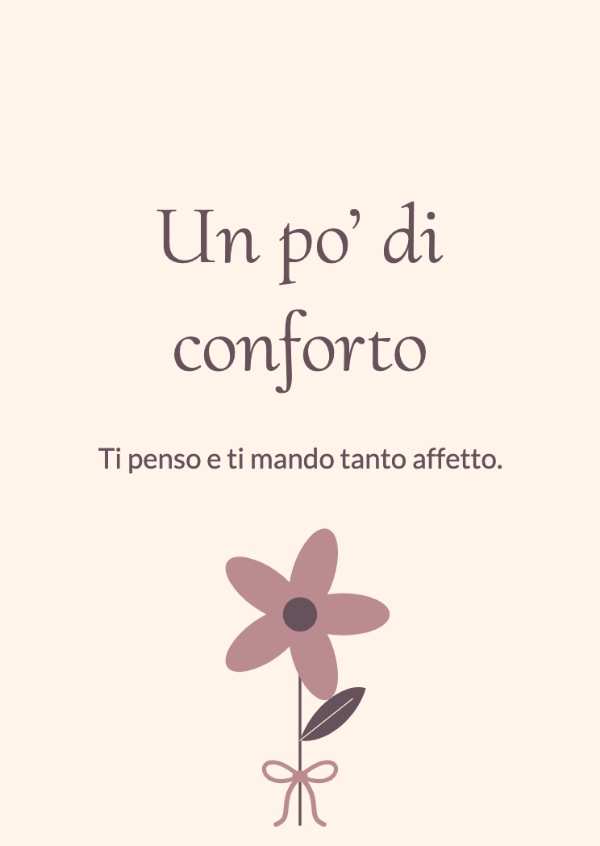 Un fiore per oggi: Biglietti di pronta guarigione