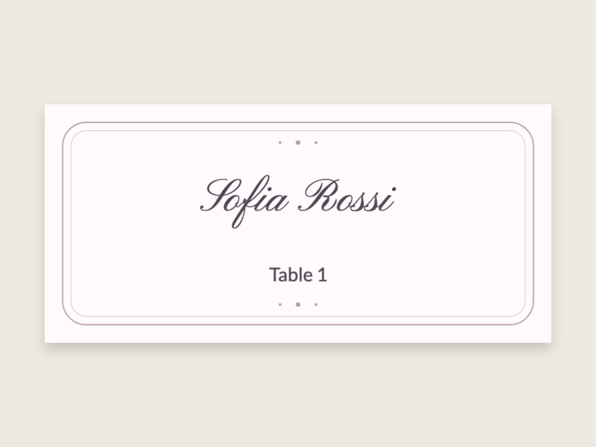 Pearl romance wedding design in Pinyon Script and Lato