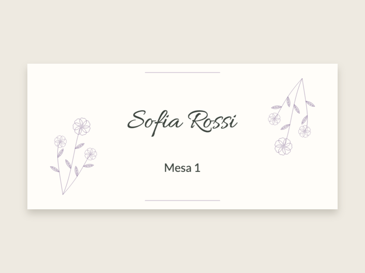 Diseño de boda Pradera en flor con Allura y Lato