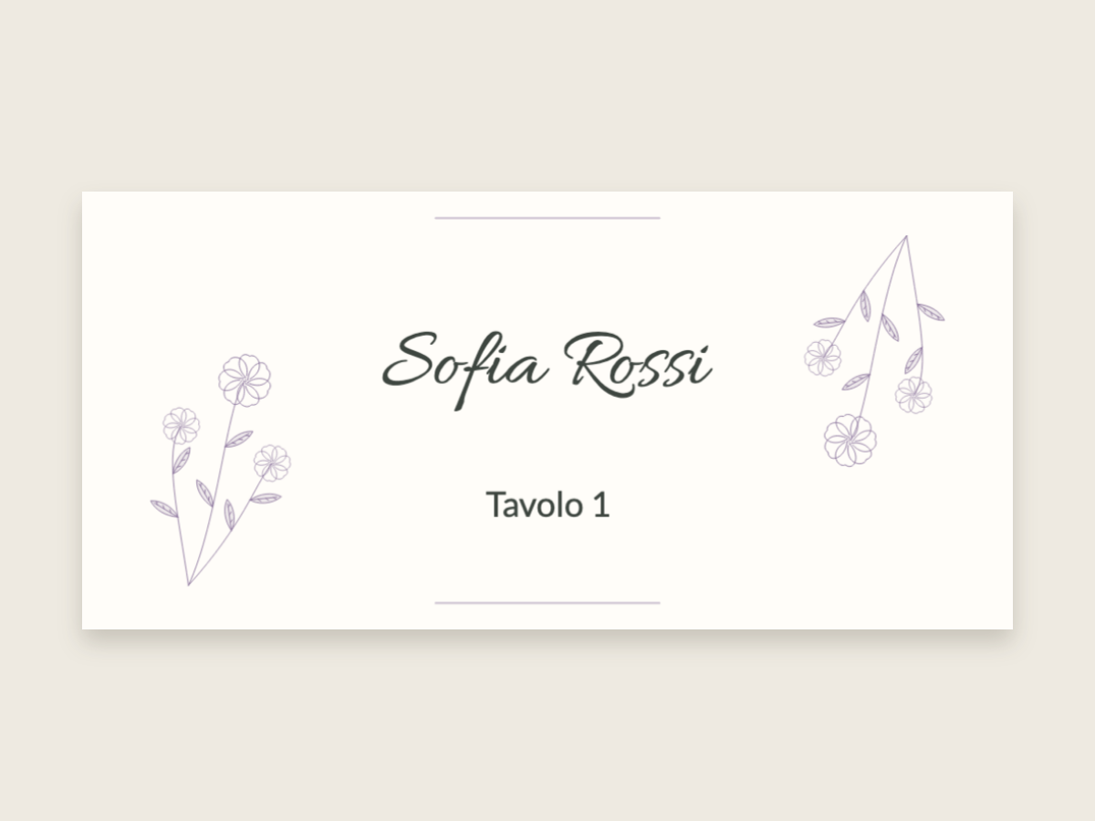 Design di matrimonio Prato fiorito con Allura e Lato