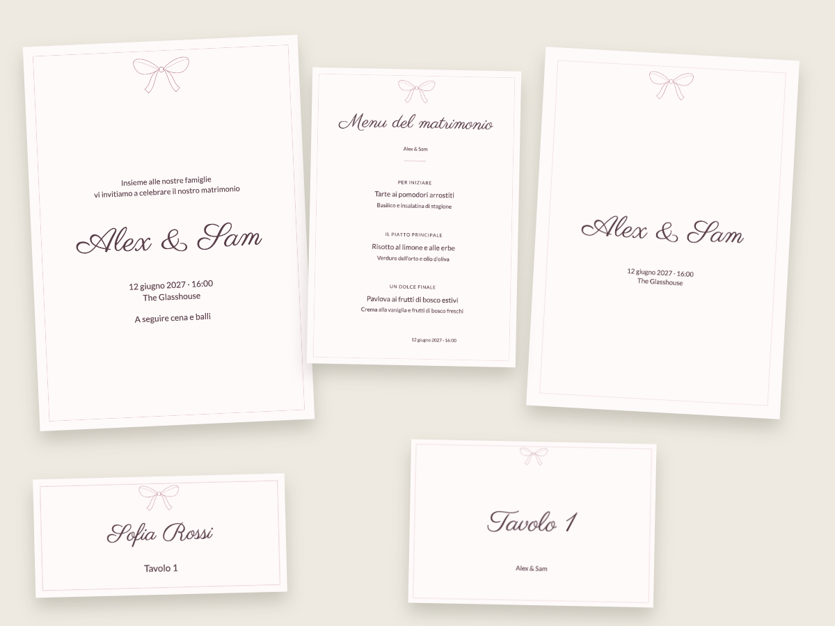 Design di matrimonio Nastro di seta con Parisienne e Lato