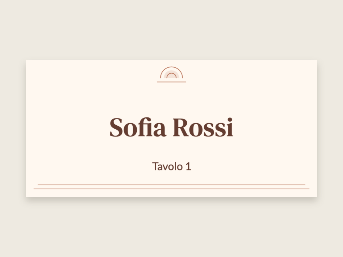 Design di matrimonio Tramonto terracotta con DM Serif Text e Lato